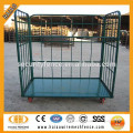 Galvanized lockable steel equipment storage roll cage